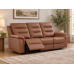 Boone Leather Reclining Sofa Cognac Boone Leather Reclining Sofa Cognac